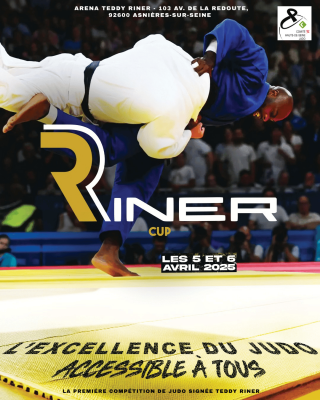 Image de l'actu 'RINER CUP - 4 et 5 avril 2025 - Arena Teddy Riner à Asnières'